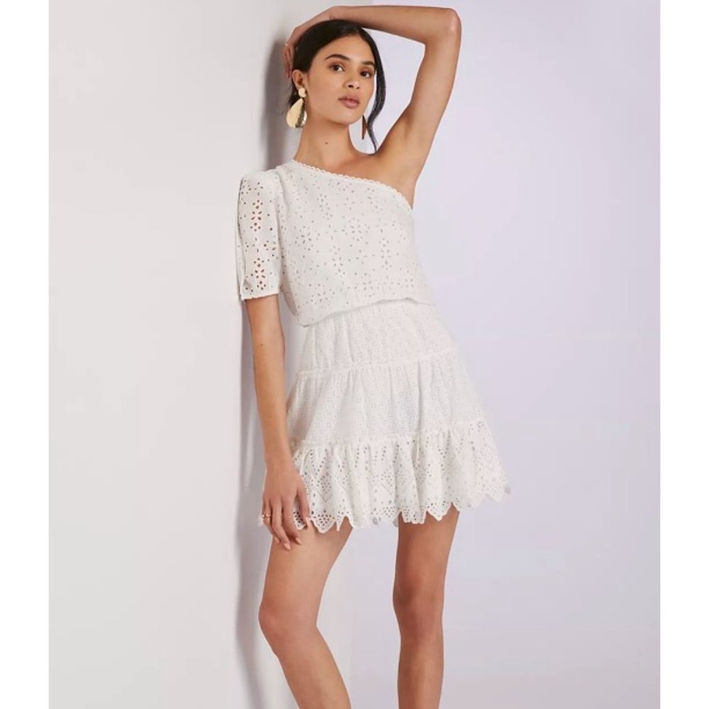 White Eyelet Hemant & Nandita Dress